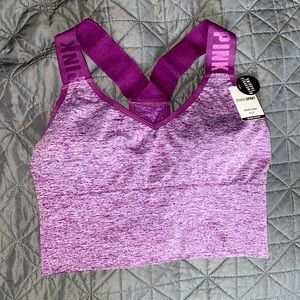 Pink Sports Bra